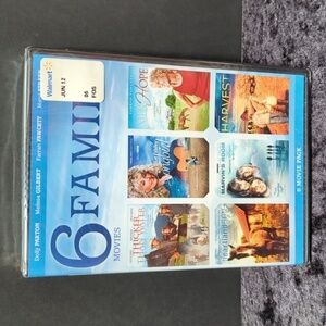 6 Family Movies (DVD) Songbird/Silk Hope/Harvest.